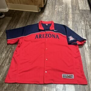 Vintage Arizona Wildcats Shirt Mens XXL Nike Elite Shooting Jacket Warm Up Y2K